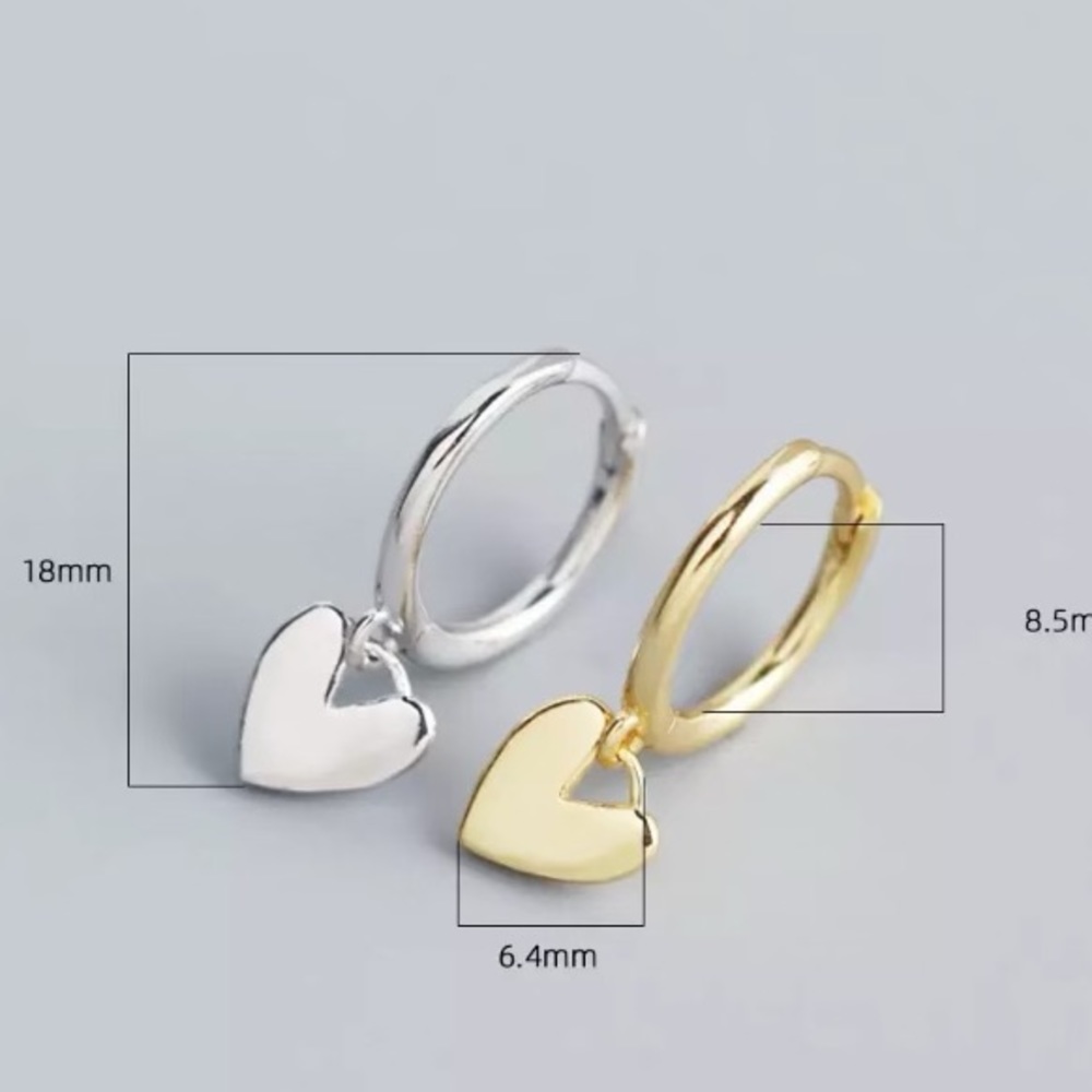💛Insta earrings small earrings hoop earrings - Picture 3 of 6